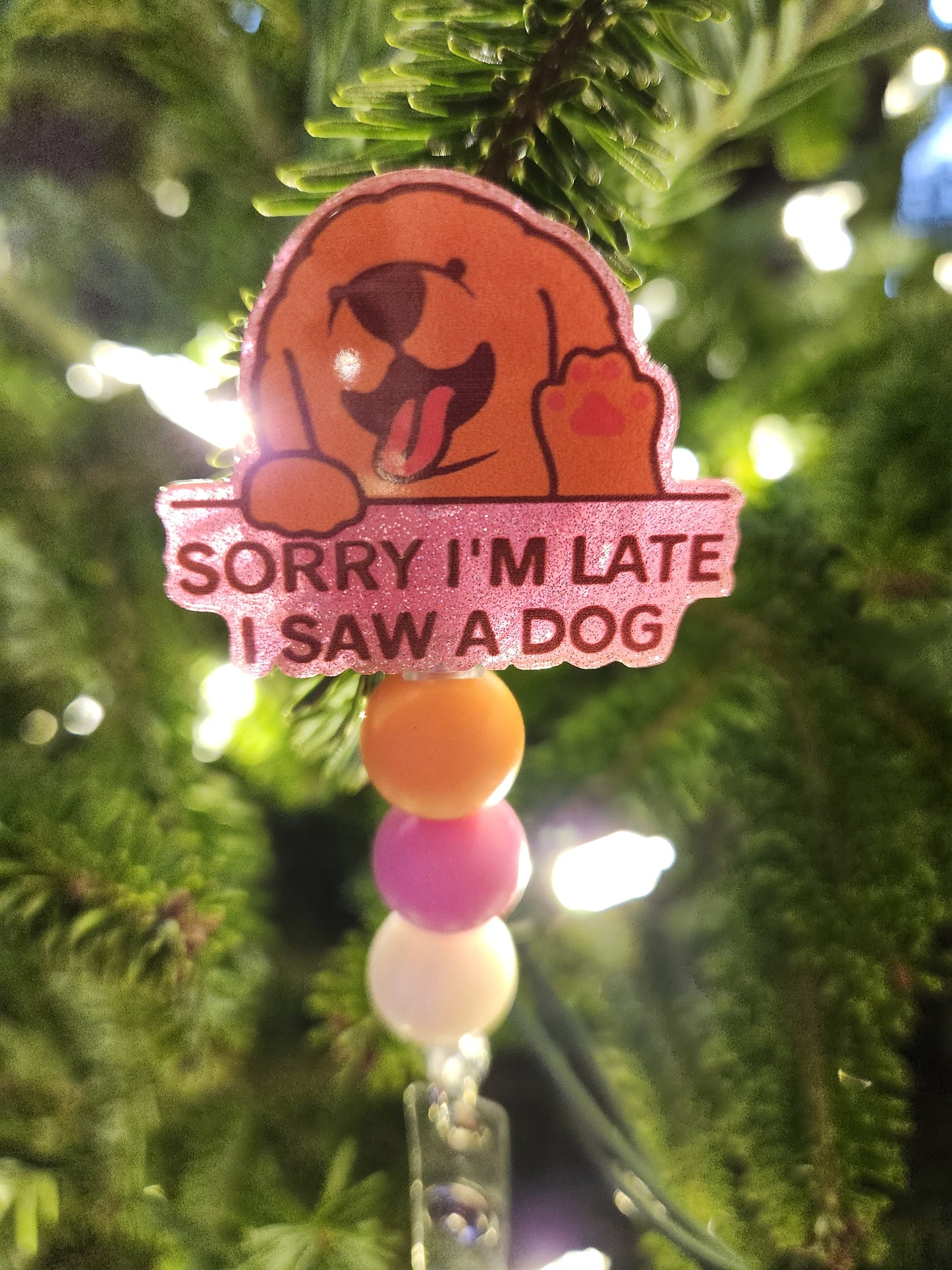 Badge Reel: Sorry I'm late. I saw a dog.