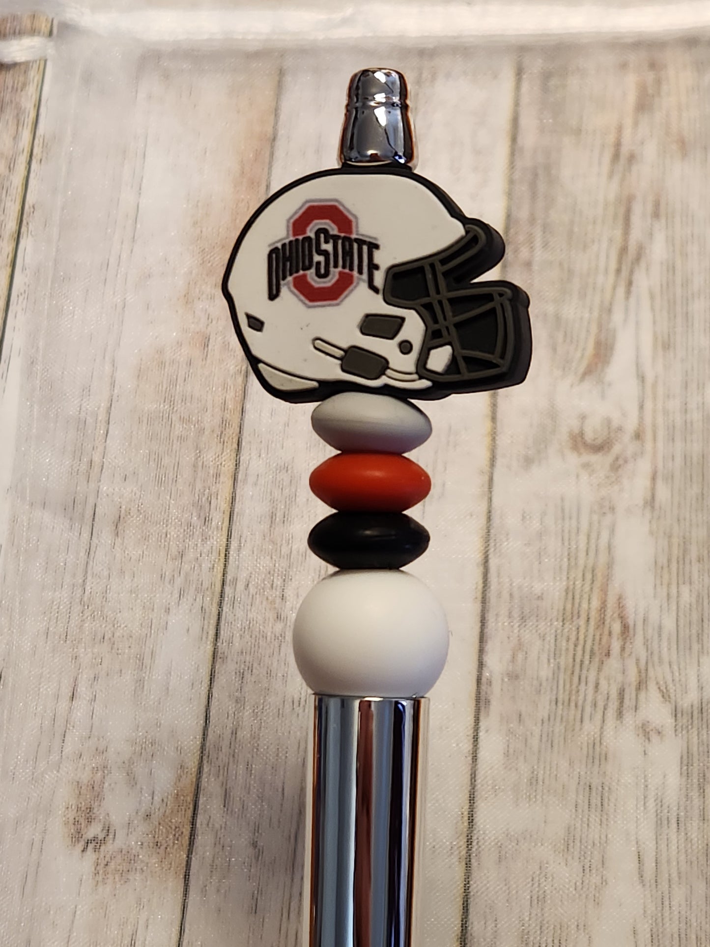 Beaded Pen: Ohio State (Buckeyes)