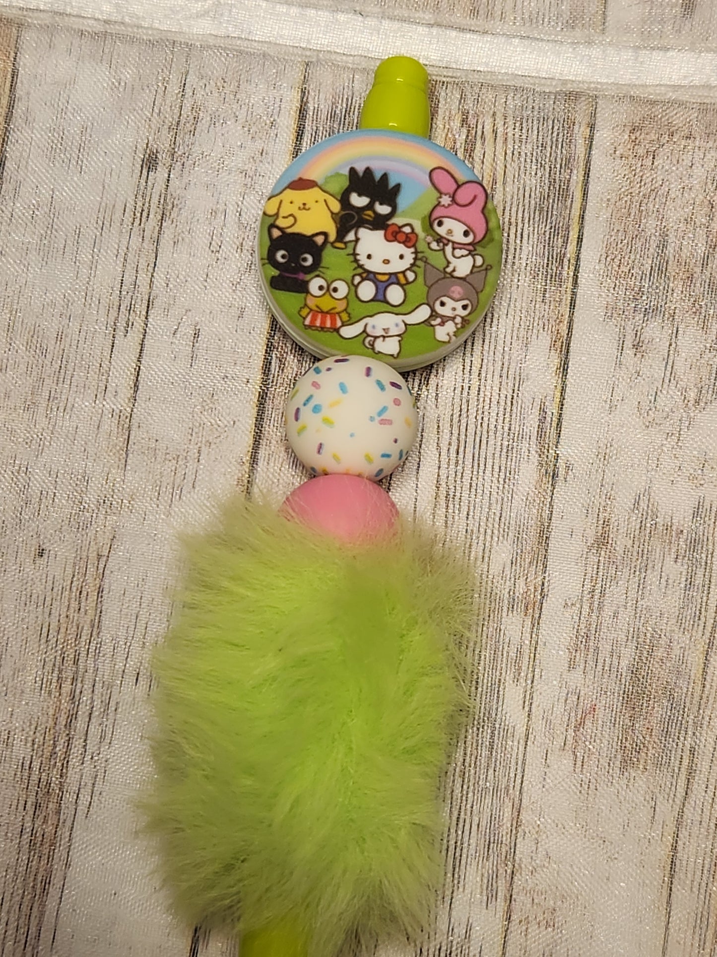 Beaded Pen: Hello Kitty and Friends