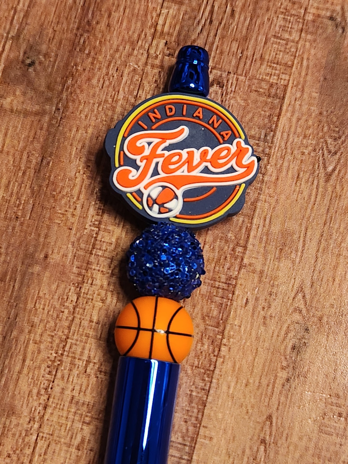 Beaded Pen: Indiana Fever (Basketball)