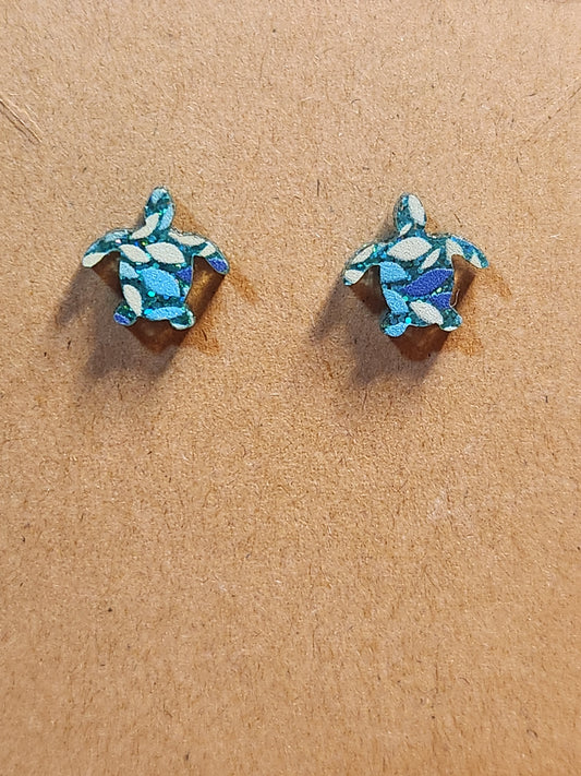 Stud Earrings: Season Turtles