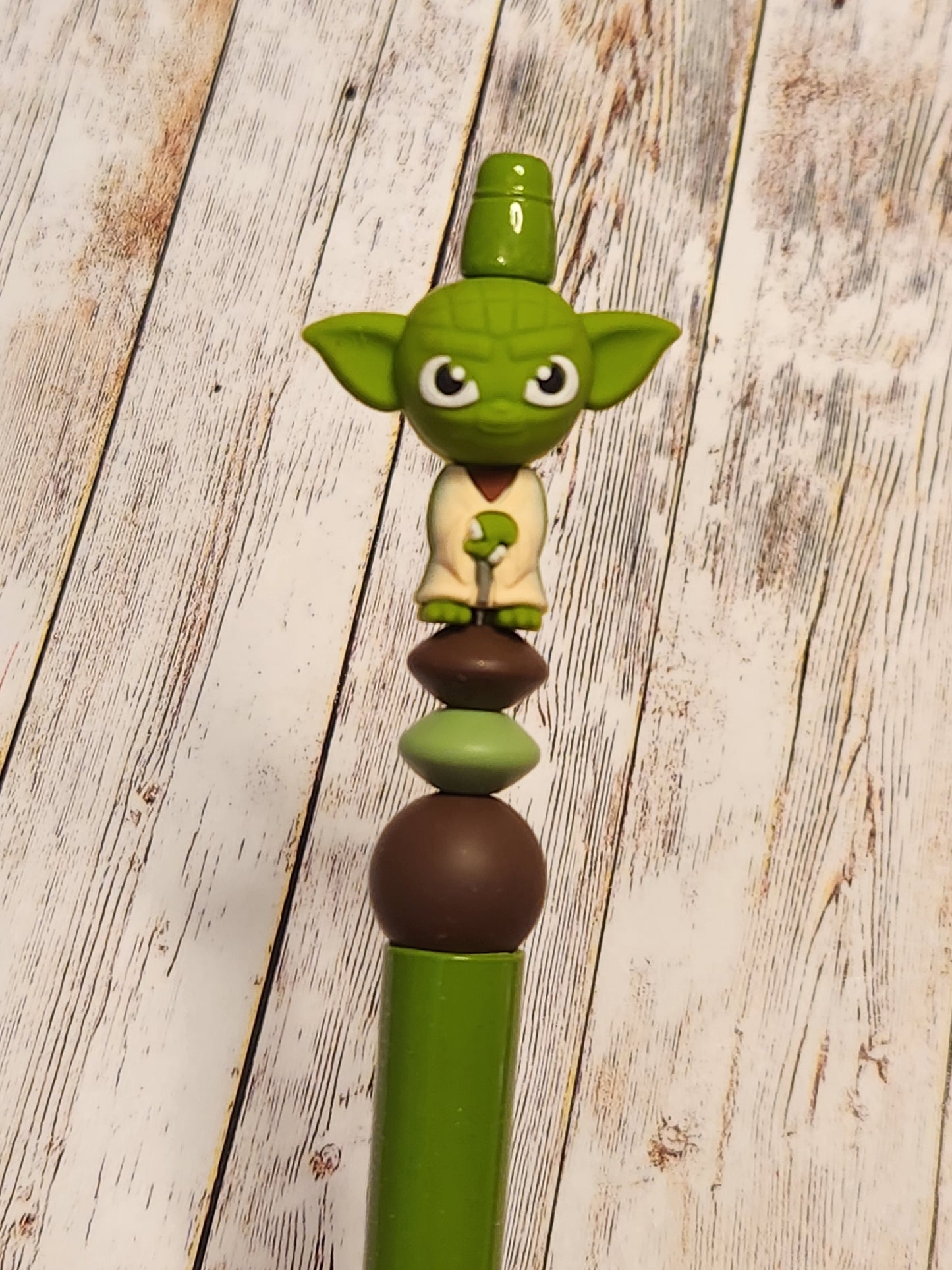 Beaded Pen: Yoda