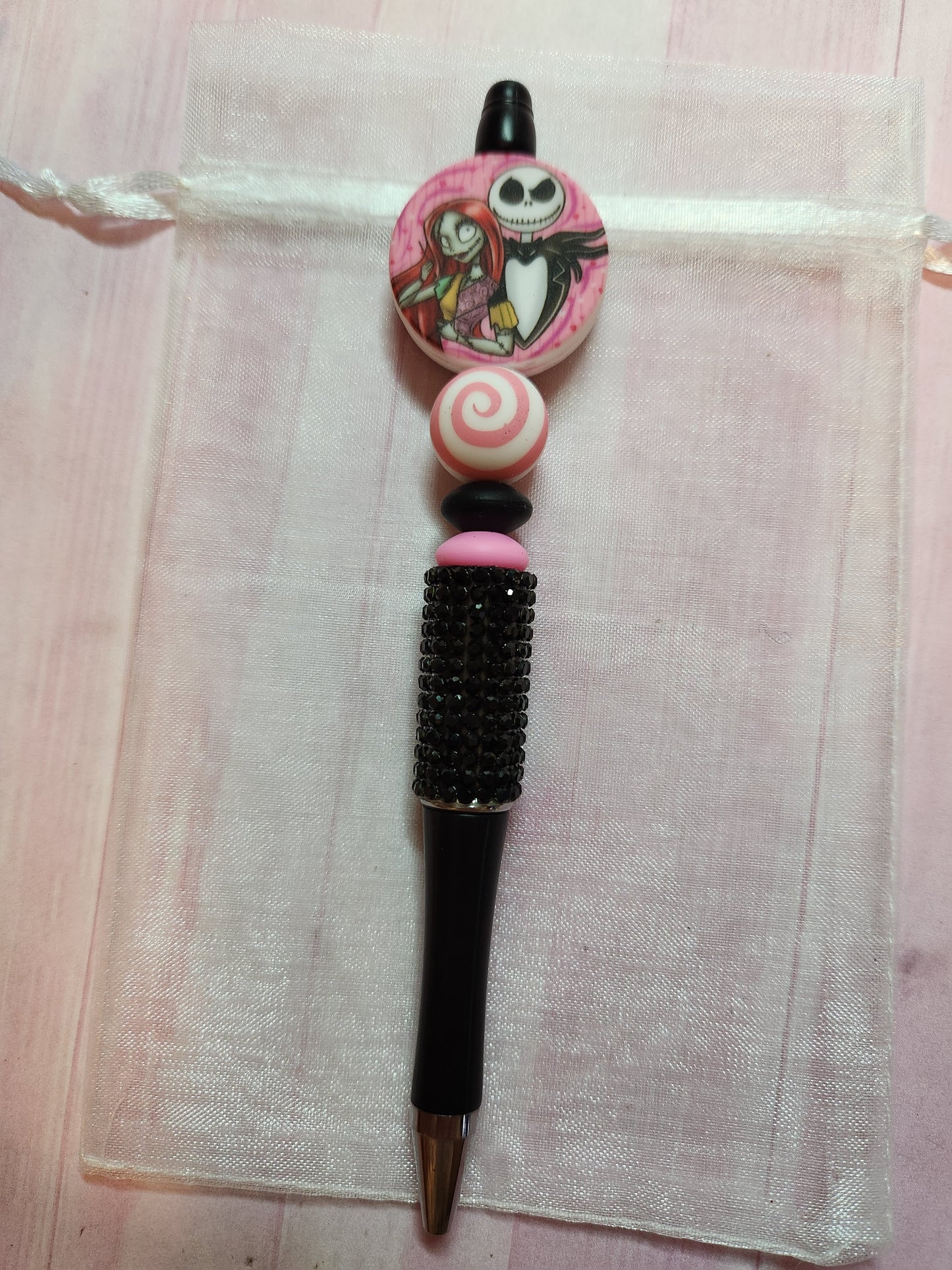 Beaded Pen: Nightmare (Black pen)