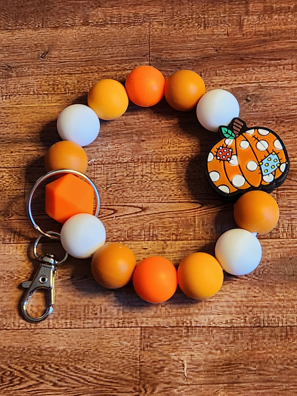 Wristlet: Fall (Patchwork Pumpkins)