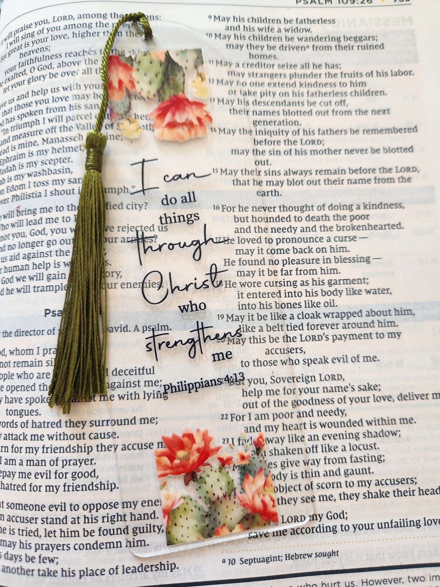 Faith Bookmarks: I can do all things through Christ