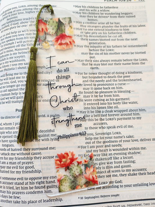 Faith Bookmarks: I can do all things through Christ