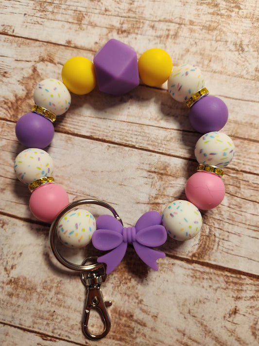 Wristlet: Bows (Pastels)