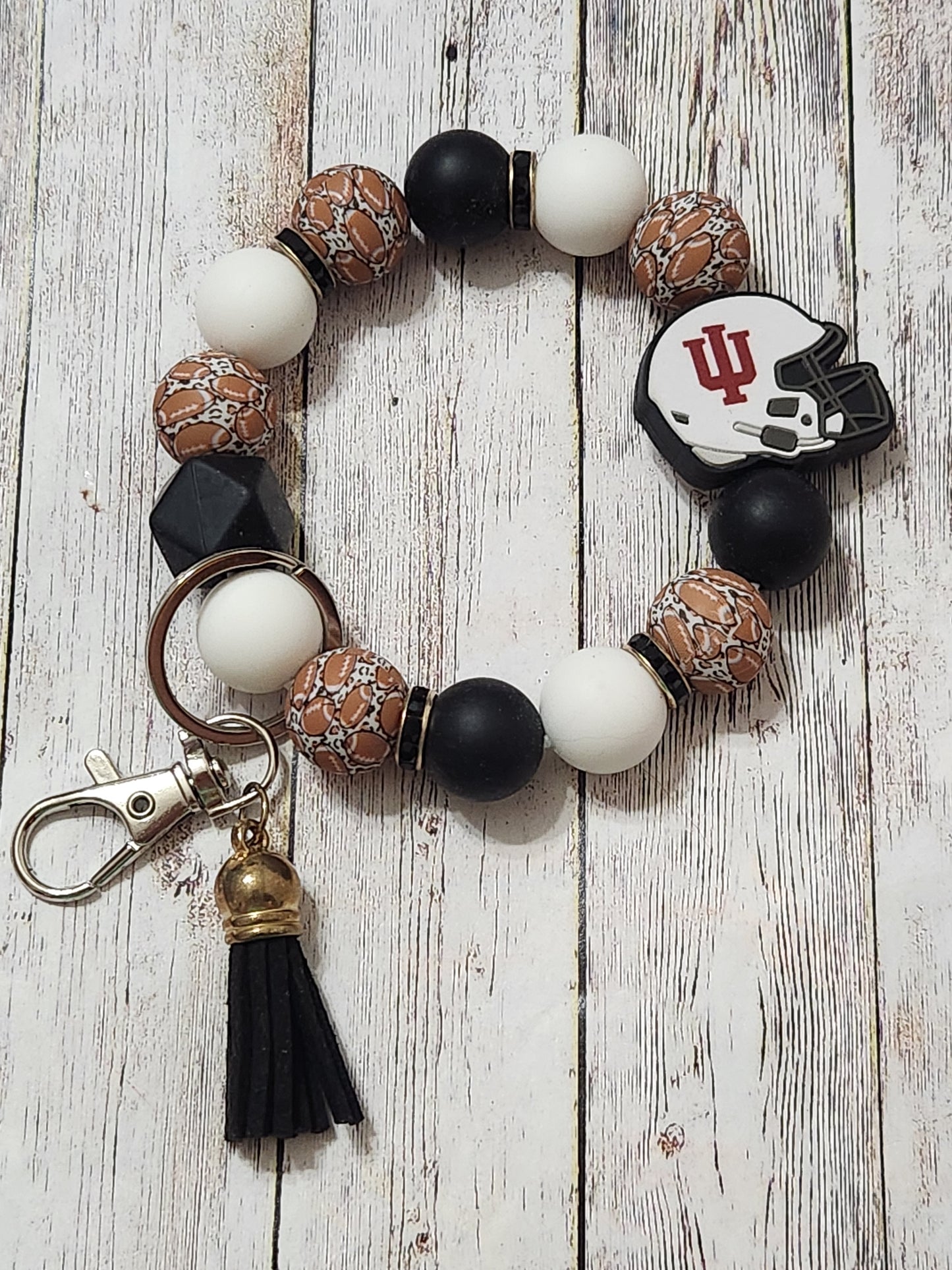 Wristlet: Indiana (football print)