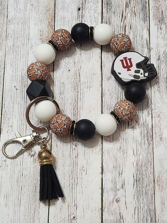 Wristlet: Indiana (football print)