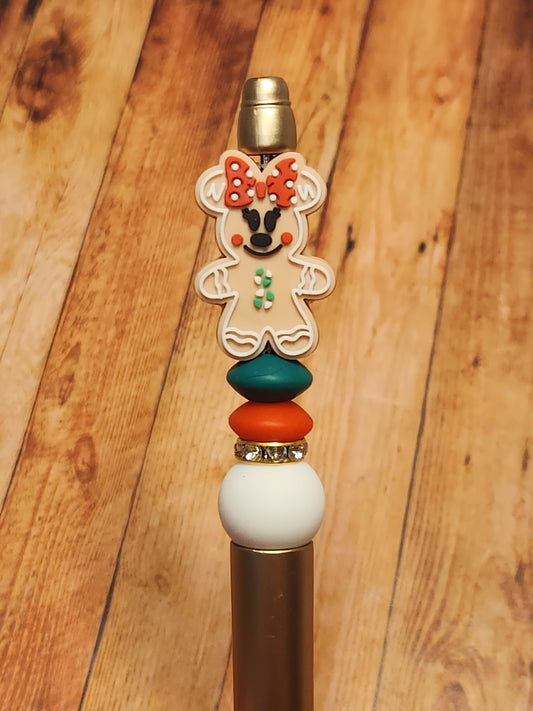Beaded Pen: Winter (Minnie)