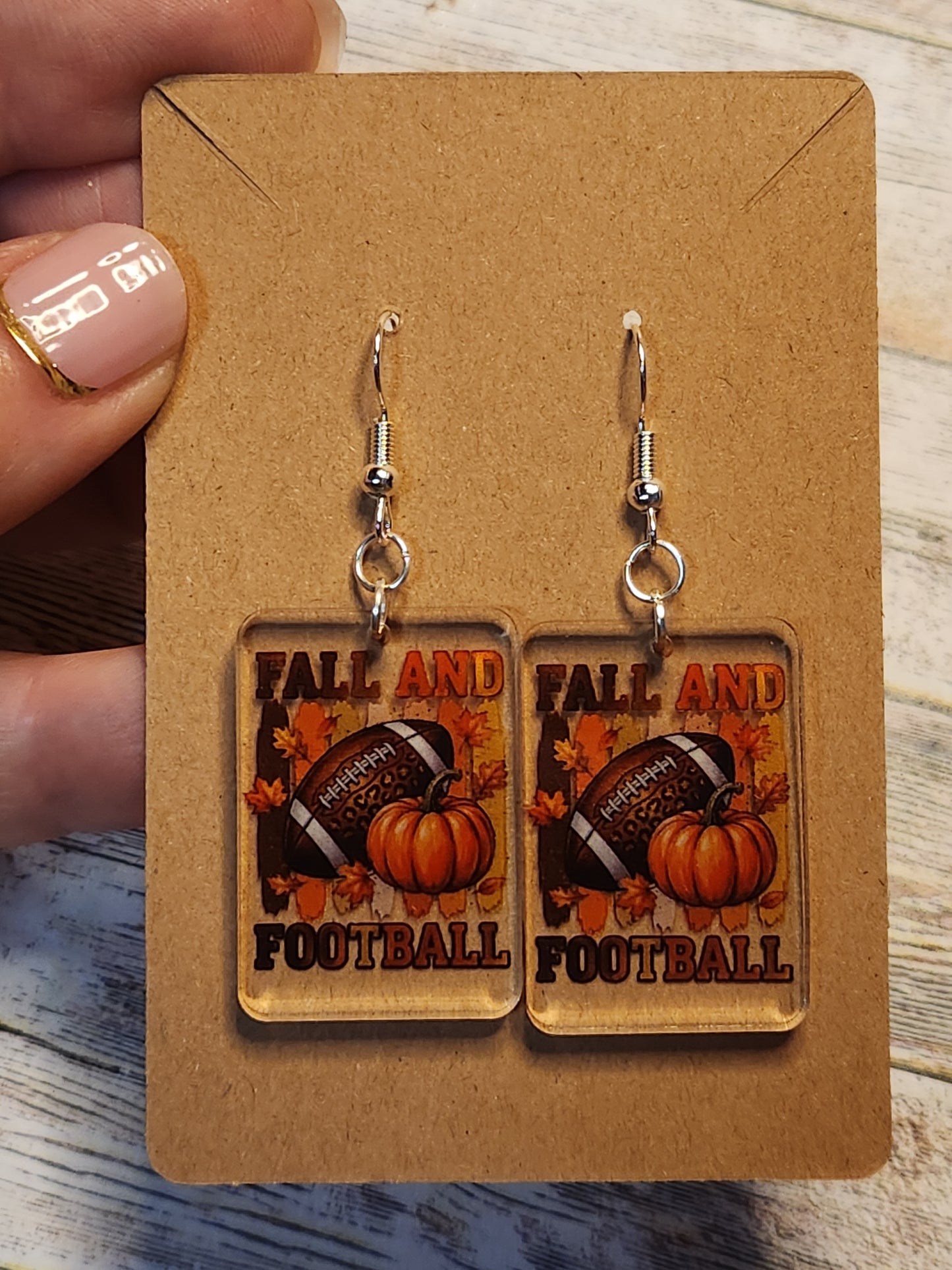 Earrings: Fall (Fall and Football)