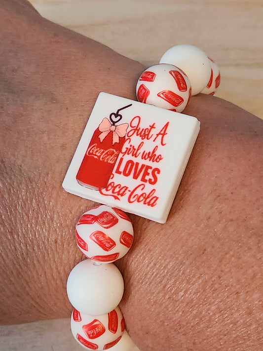 Wristlet: Just a Girl Who Loves Coca Cola