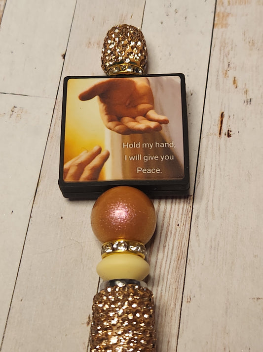 Stylus Pen: Faith (Hold my hand. I will give you peace.)