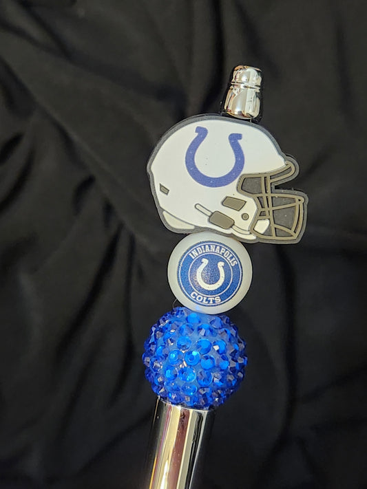 Beaded Pen: Indianapolis (Colts, Football)