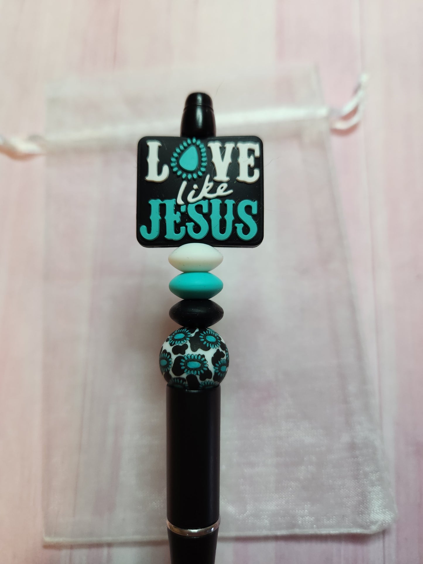 Beaded Pen: Faith (Love Like Jesus)