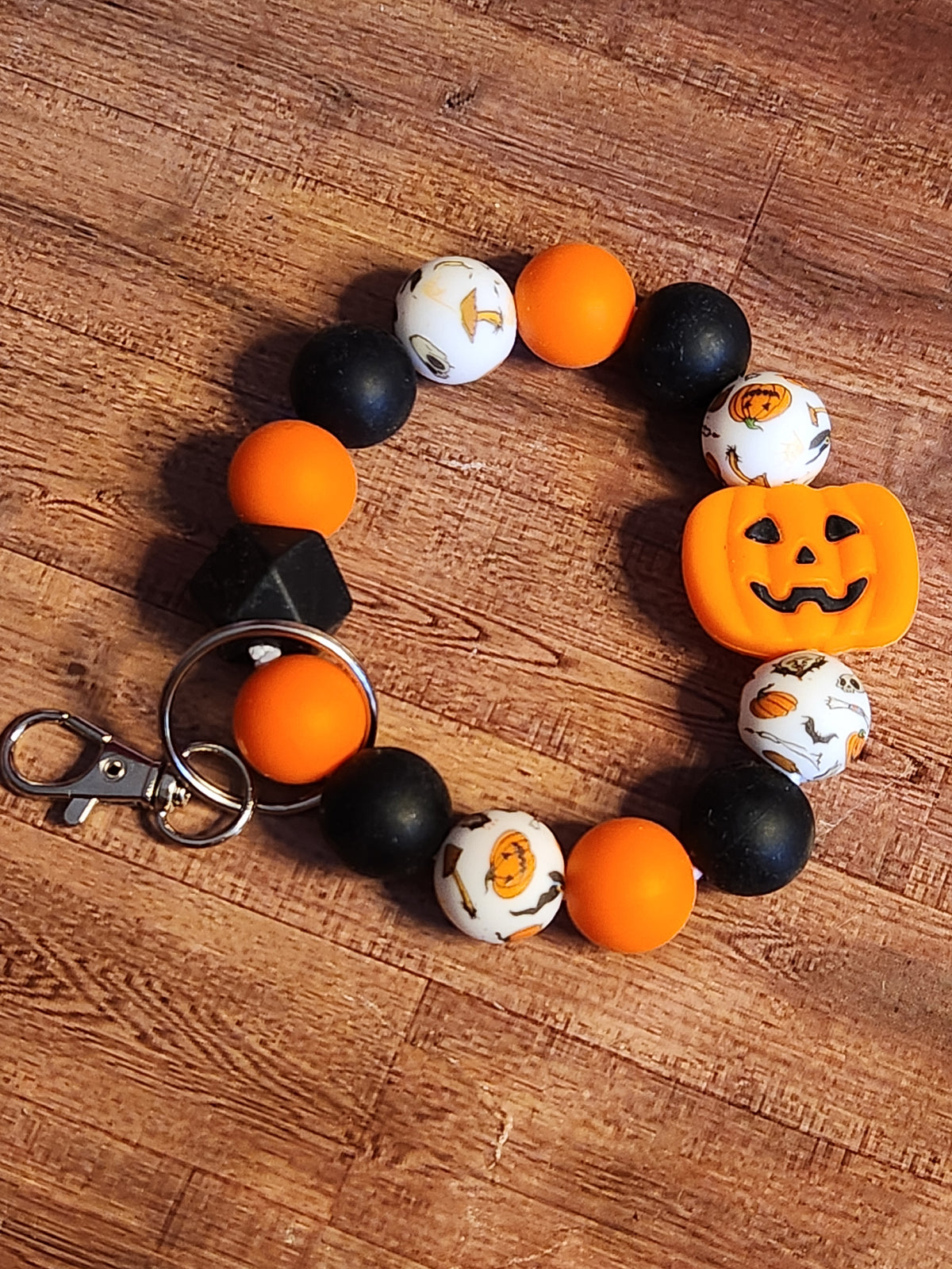 Wristlet: Fall (pumpkin)
