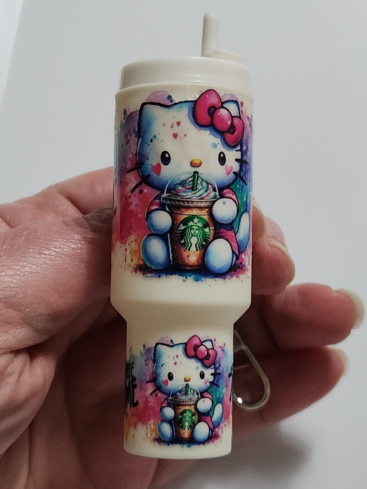 Chapstick Tumbler: Starbucks Kitty