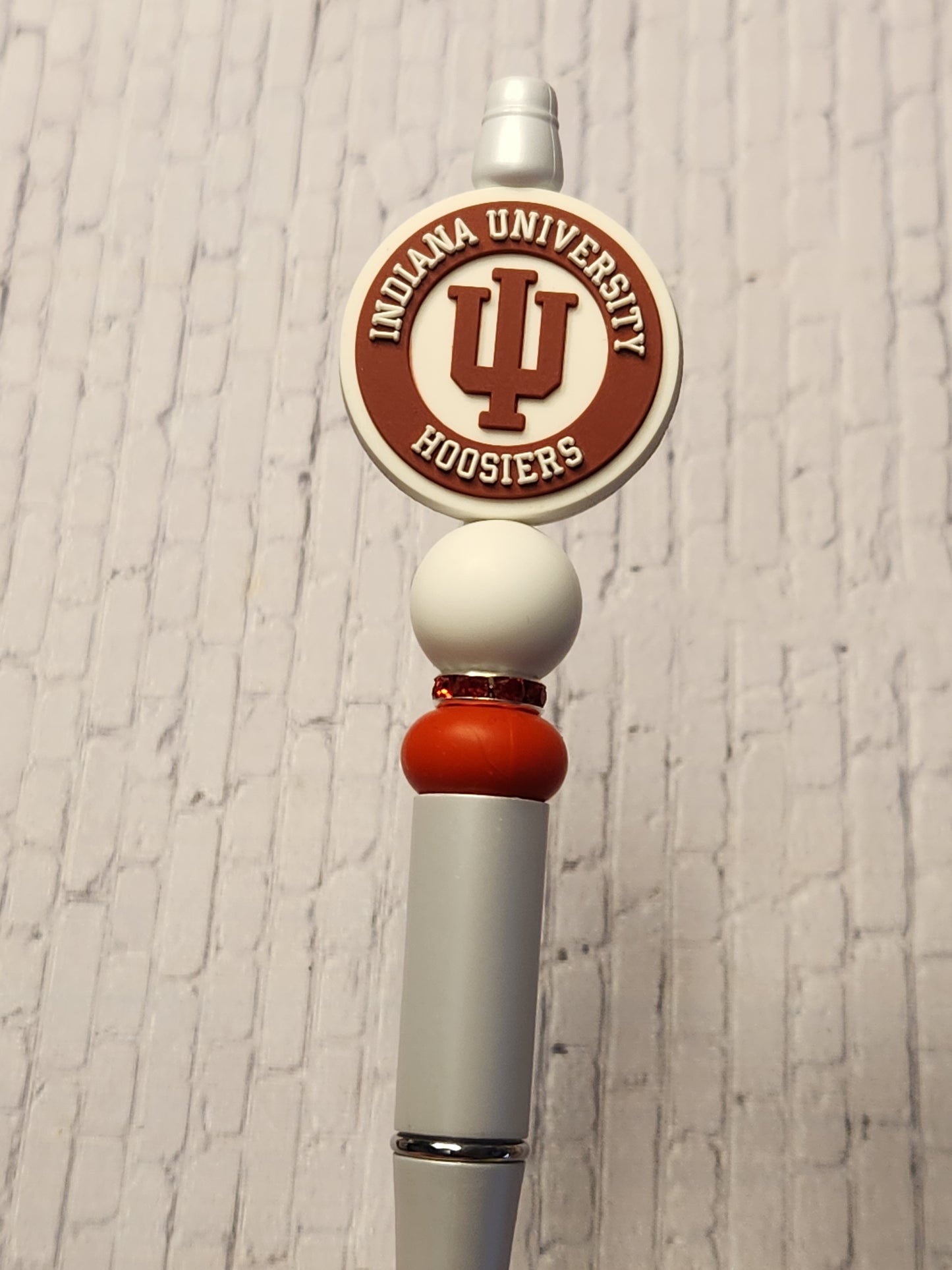 Beaded Pen: Indiana inspired (circle)