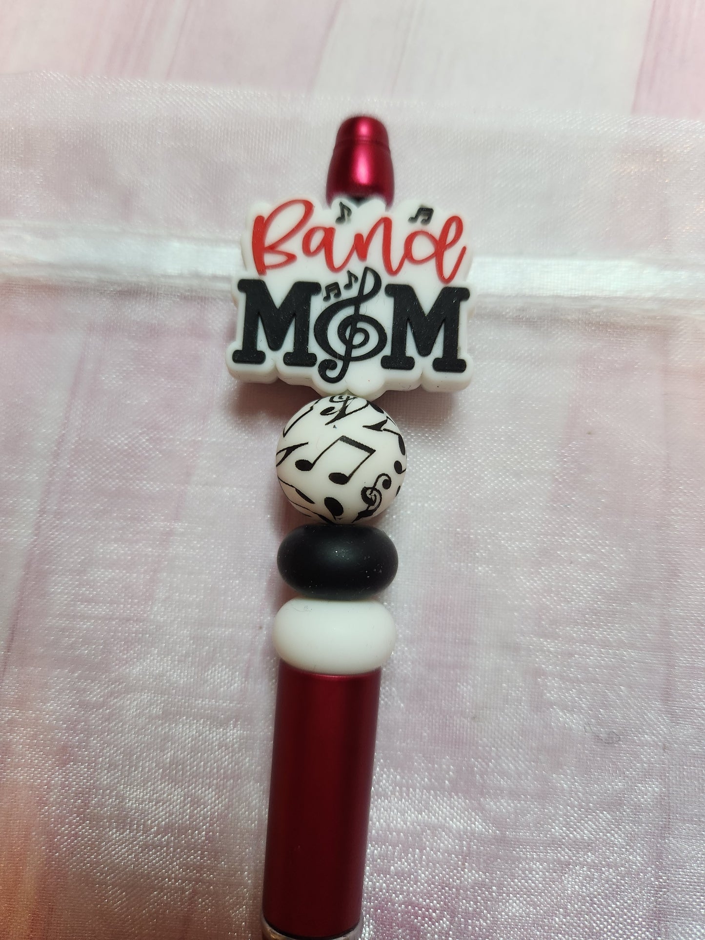 Beaded Pen: Band Mom #2