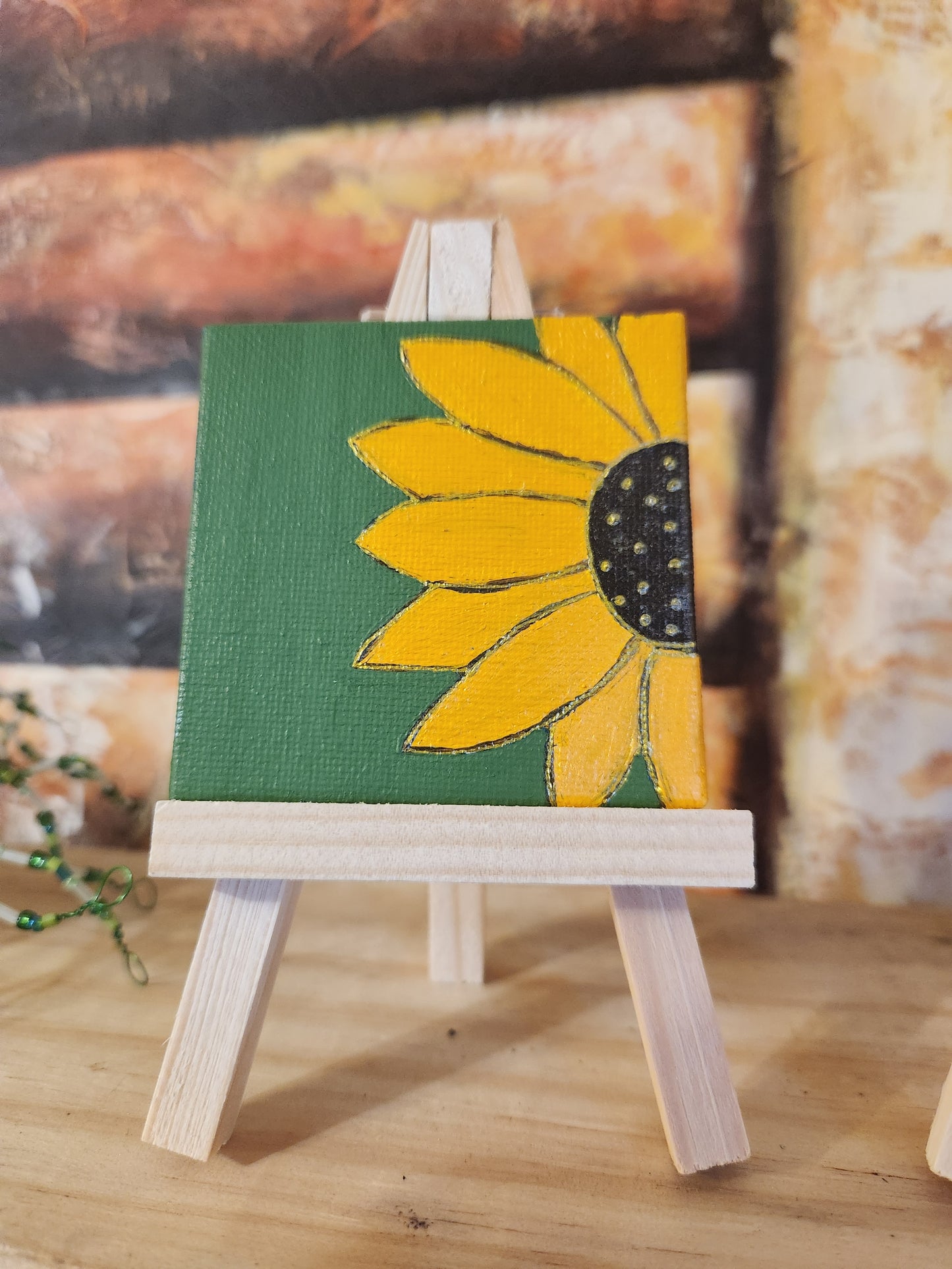 Mini Canvas: Sunflower