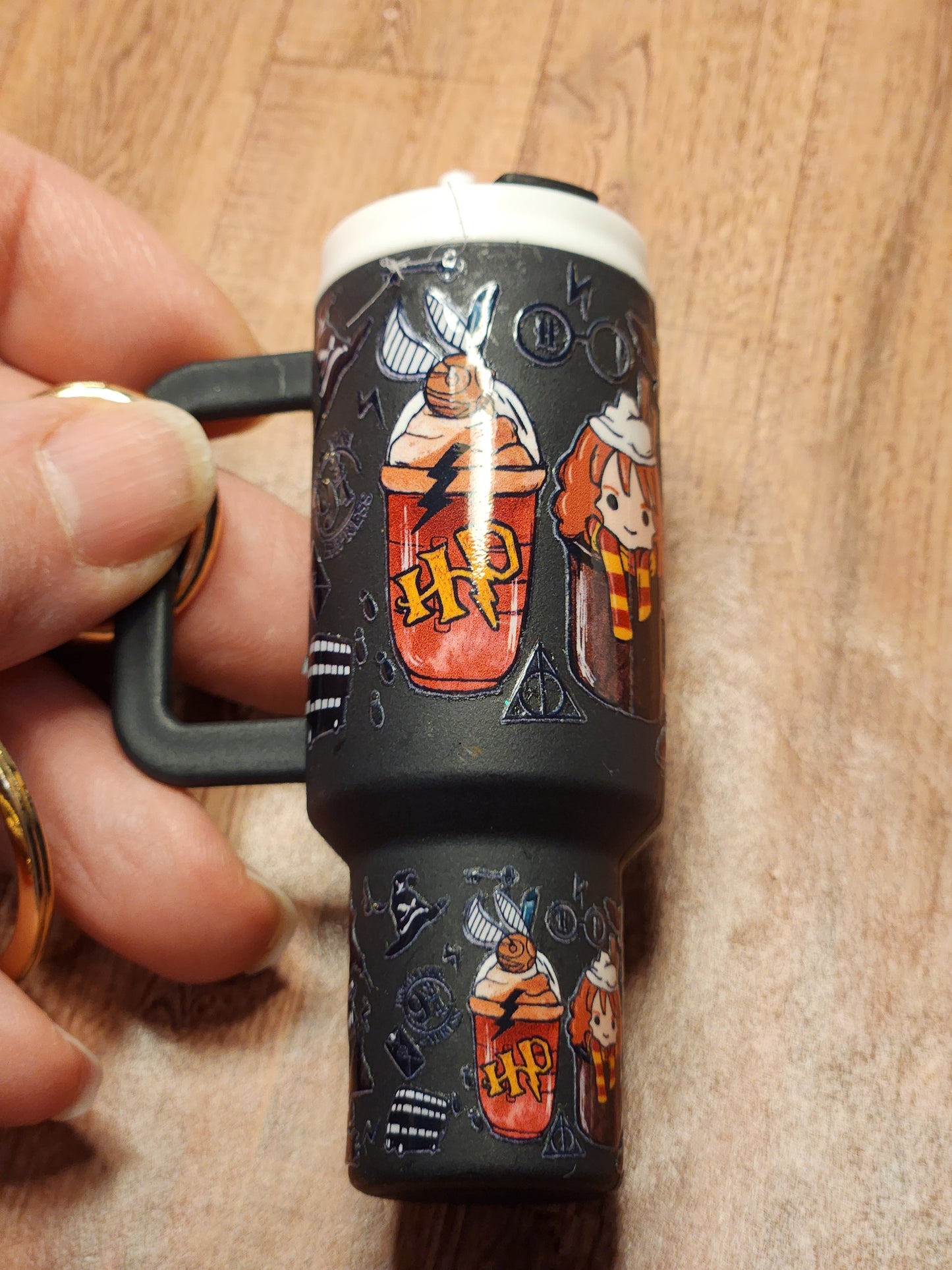 Tumbler Keychain: Harry and Friends (Coffee)