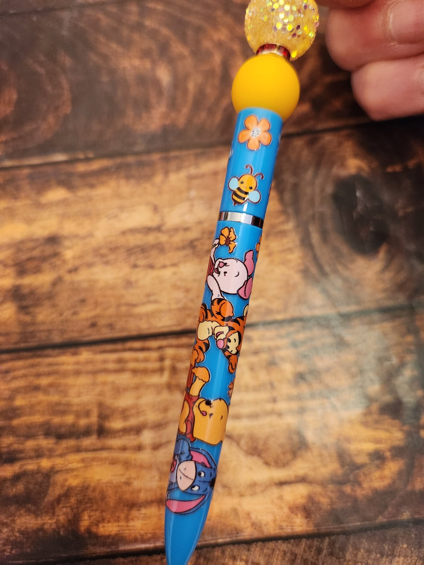 Beaded Pen: Winnie the Pooh and Honey