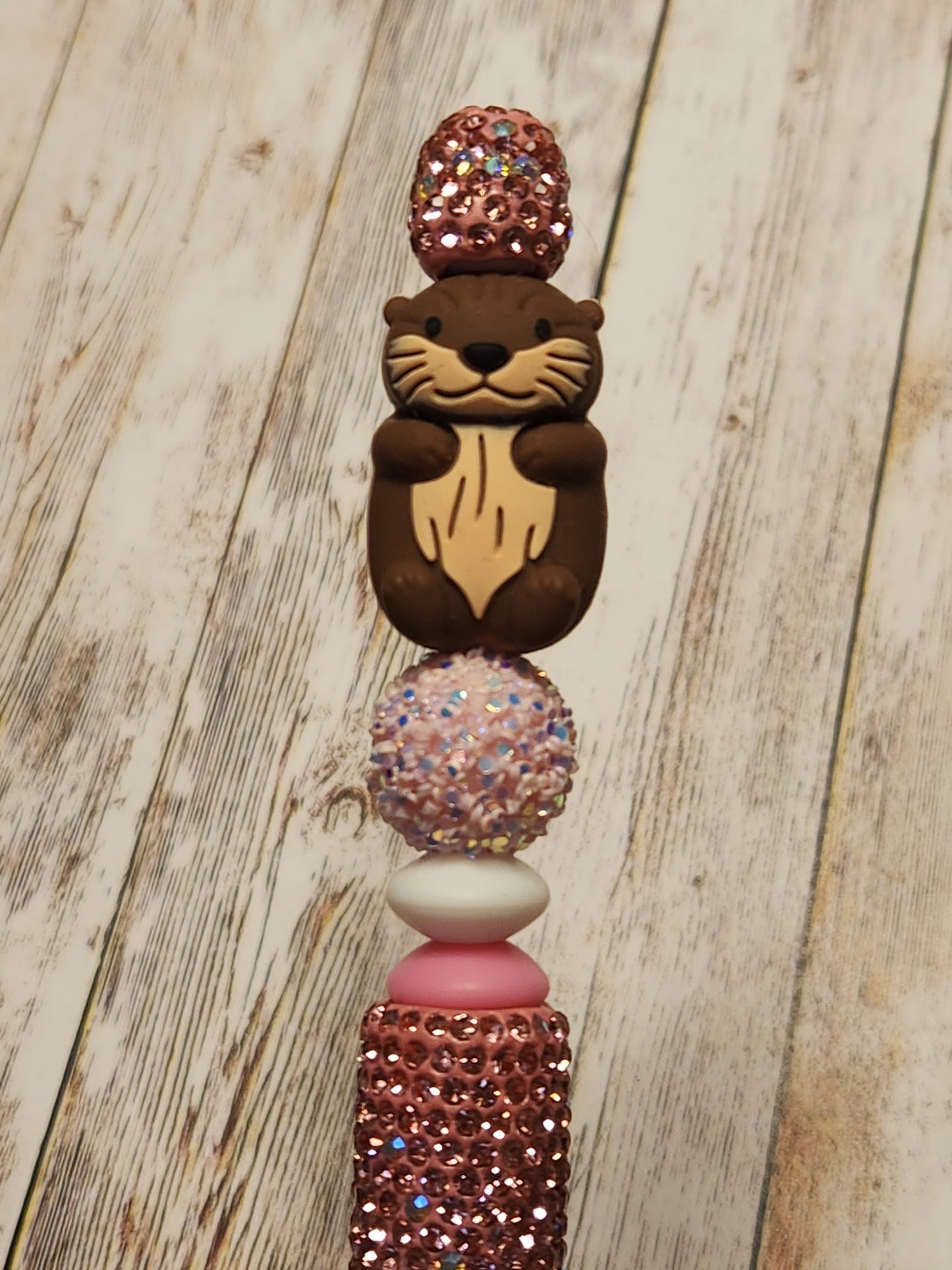 Beaded Pen: Otter