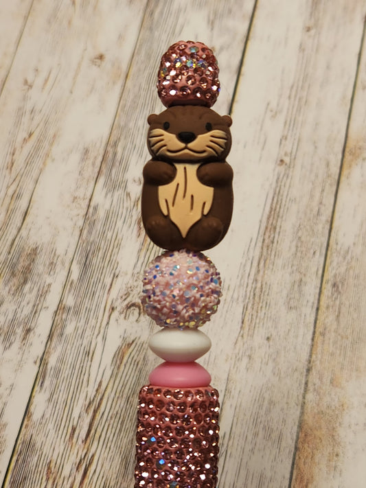 Beaded Pen: Otter