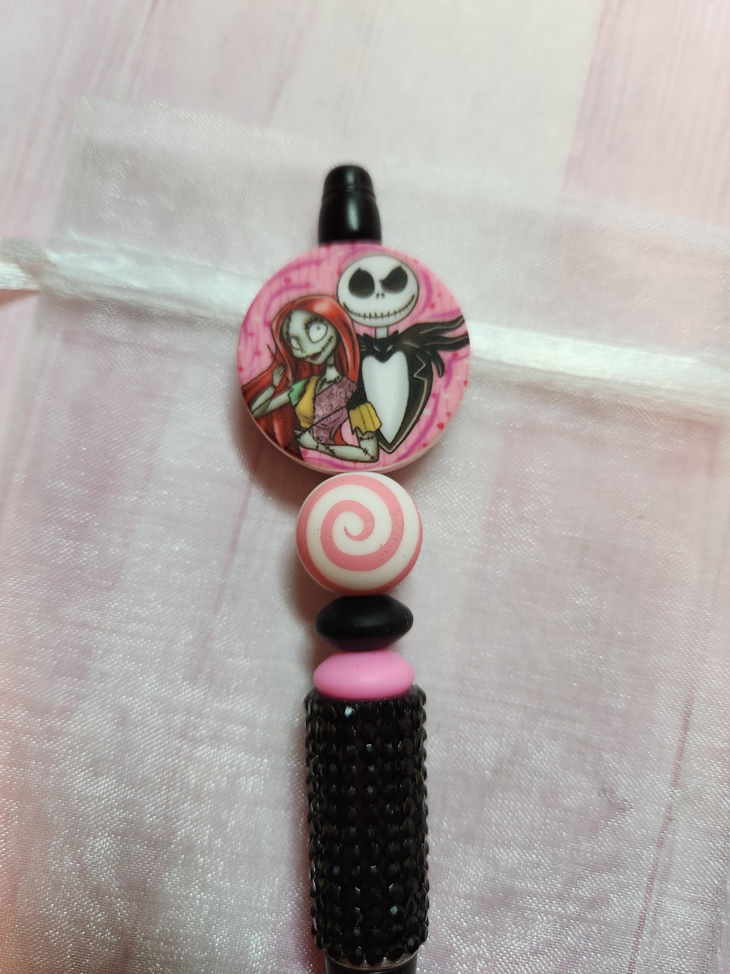 Beaded Pen: Nightmare (Black pen)