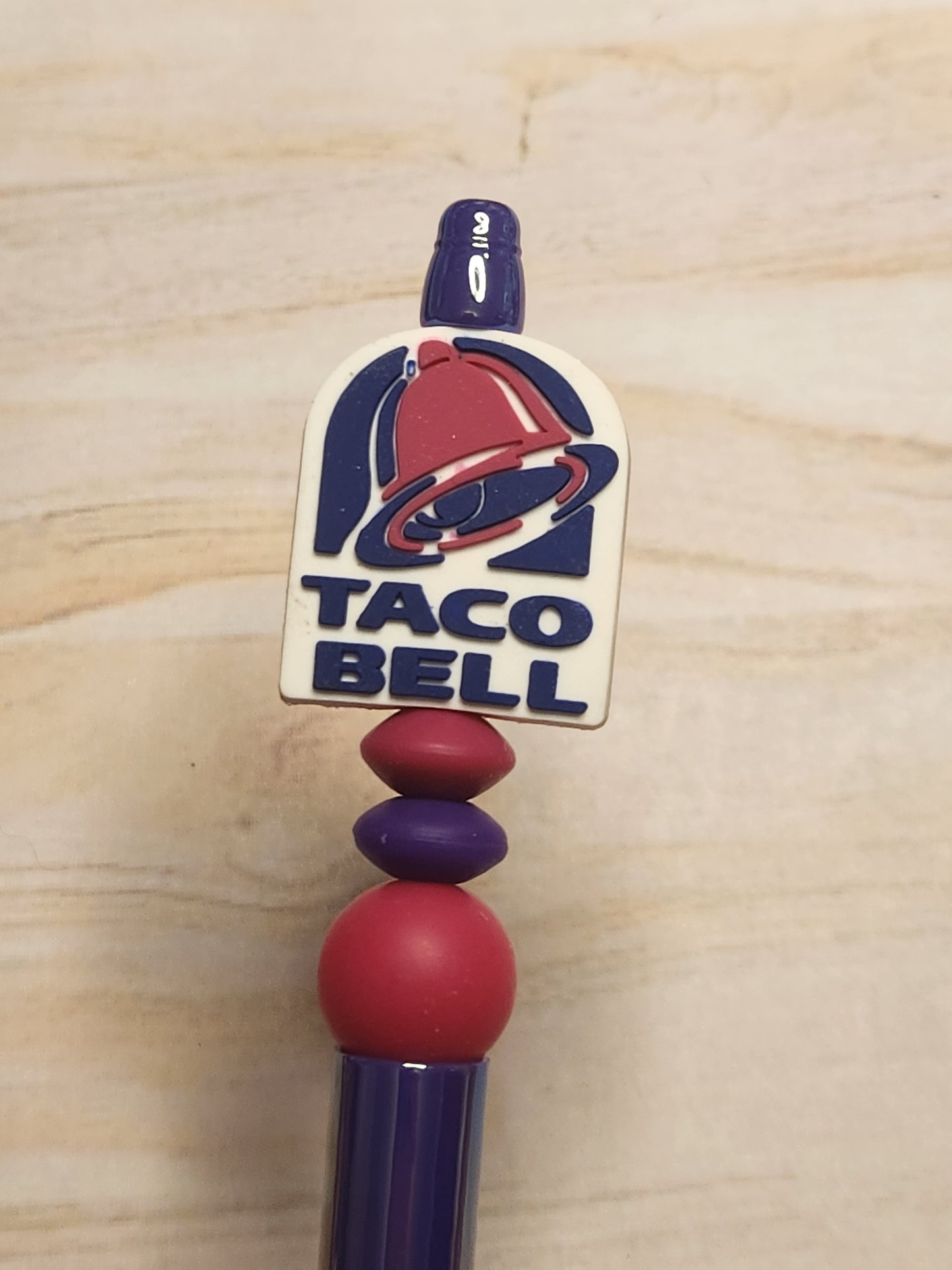 Beaded Pen: Taco Bell