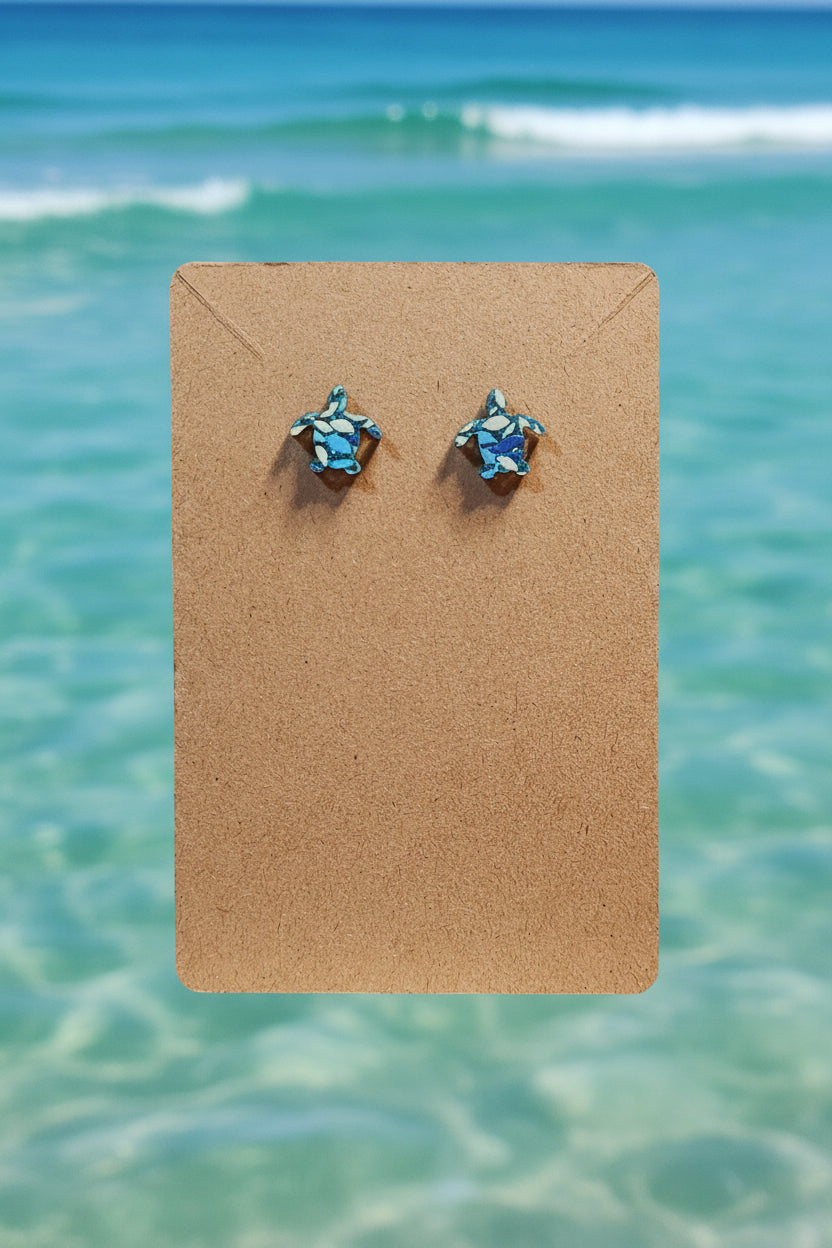 Stud Earrings: Season Turtles