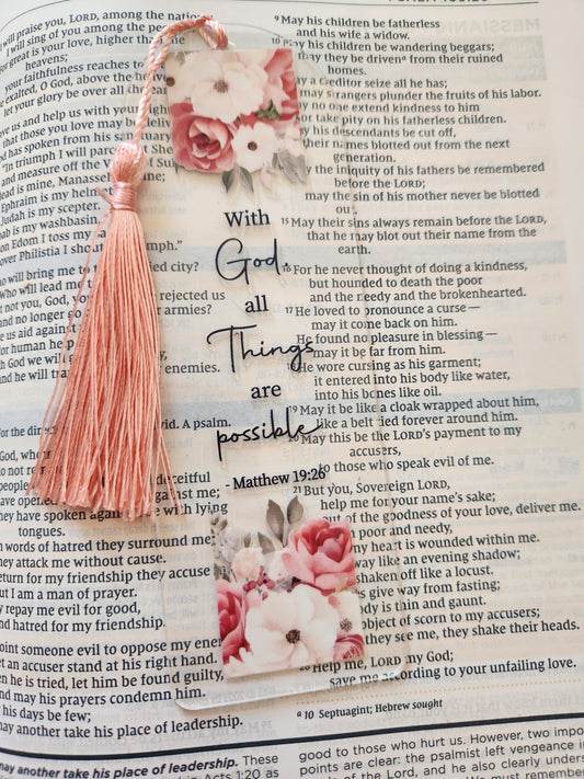 Faith Bookmarks: With God