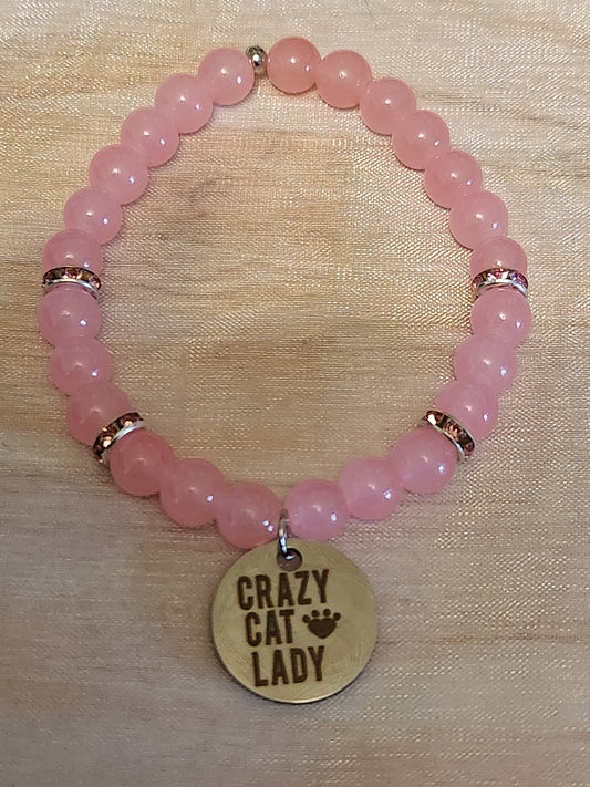 Bracelet: Crazy Cat Lady (pink)