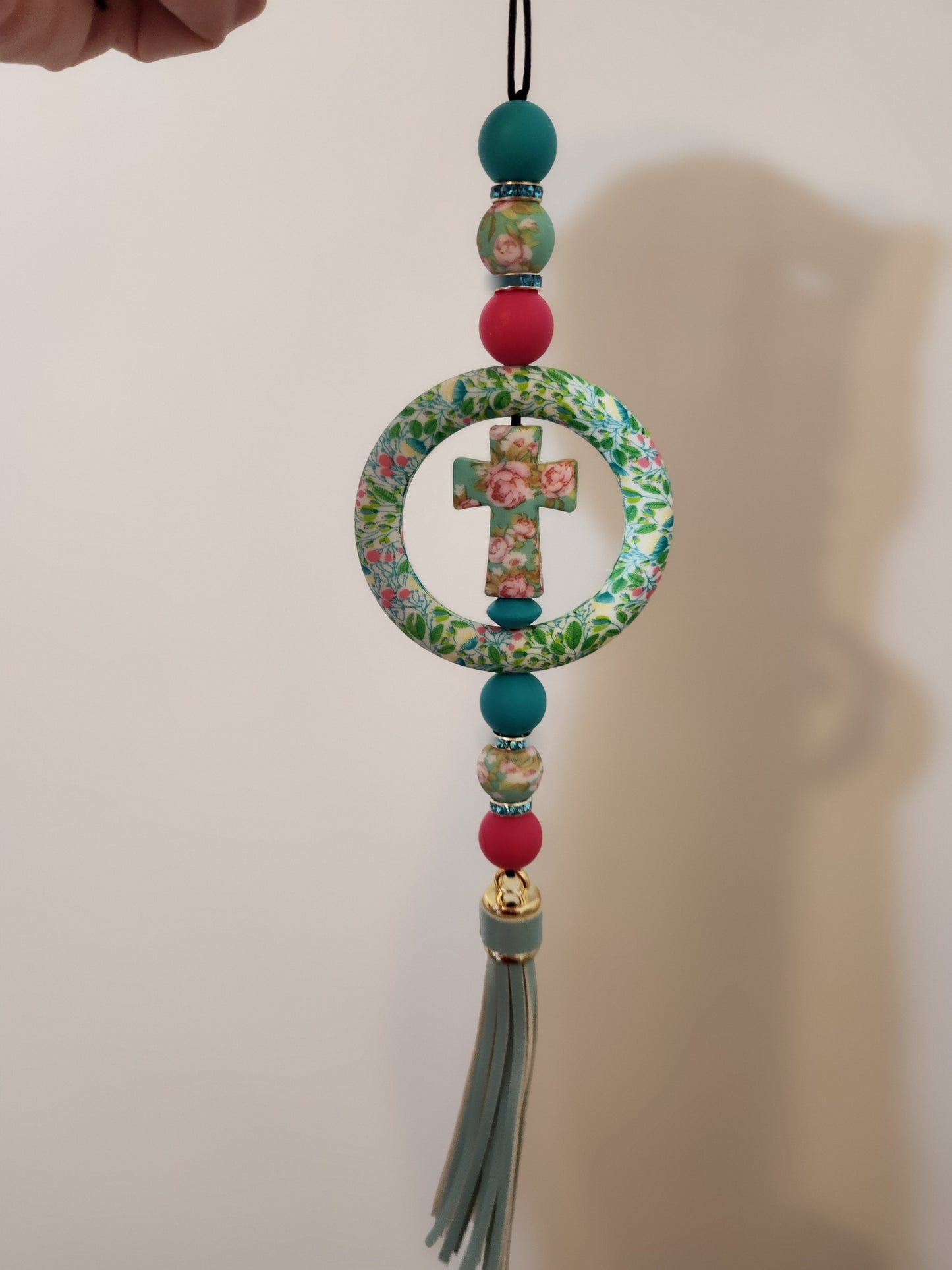 Car Charms: Faith (Floral)