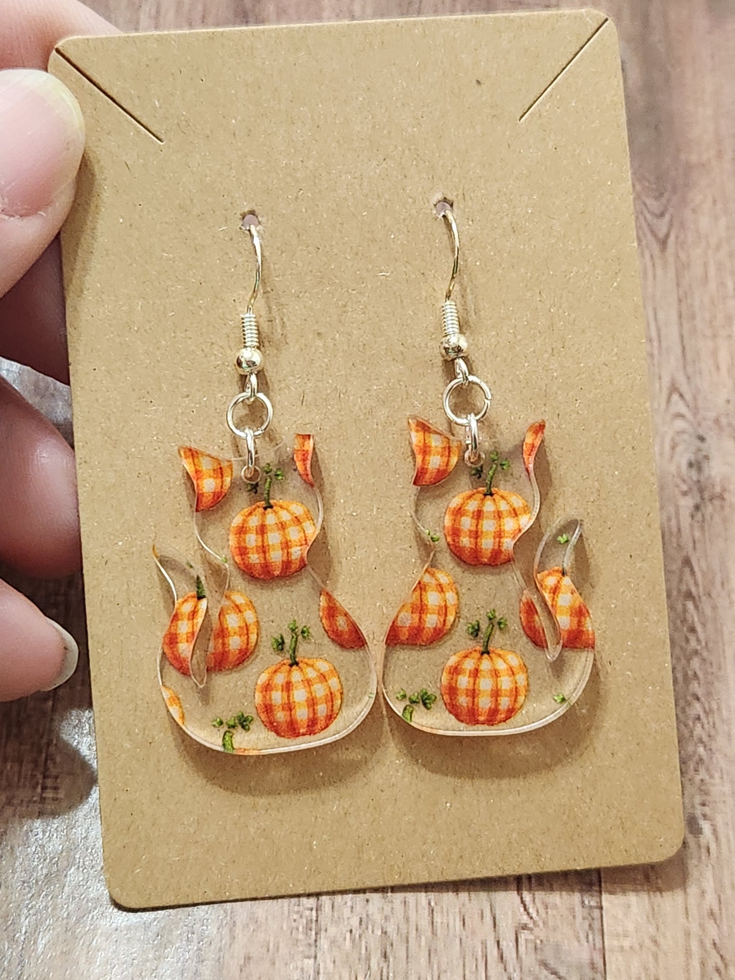 Earrings: Fall: Pumpkins