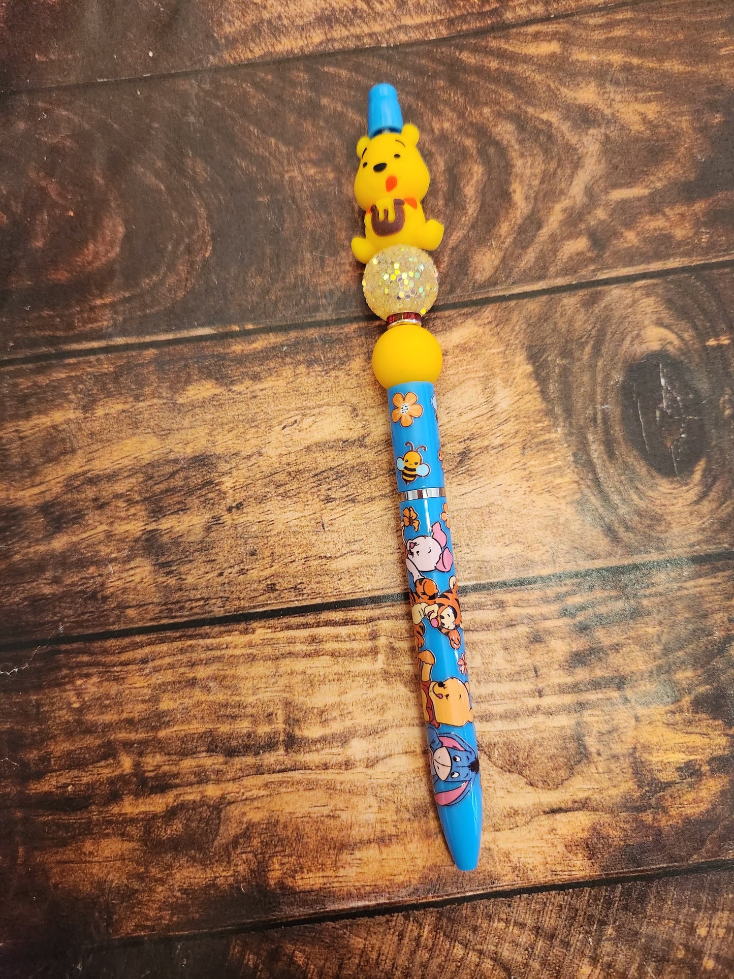 Beaded Pen: Winnie the Pooh and Honey