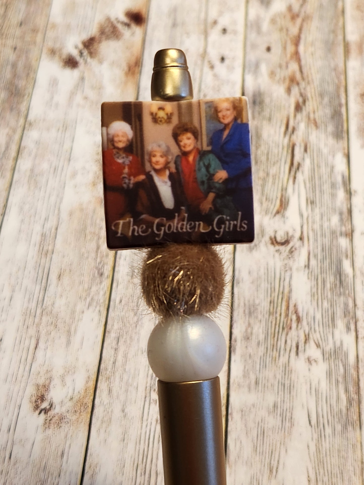 Beaded Pen: Golden Girls