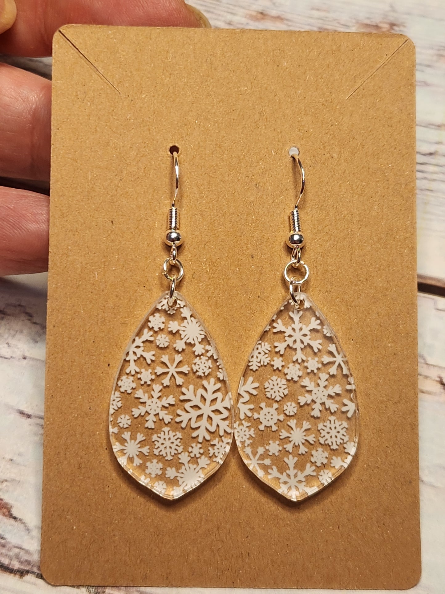 Earrings: Winter (Snowflakes)
