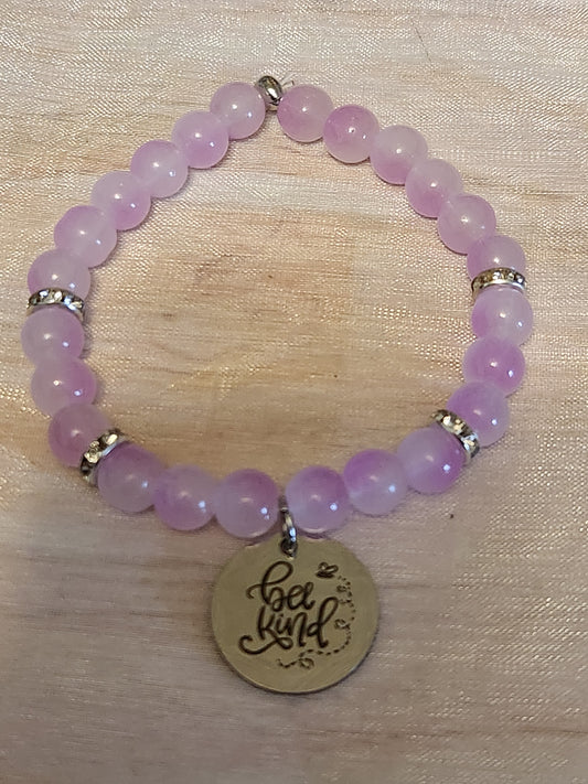 Bracelet: "Bee" Kind (pink)