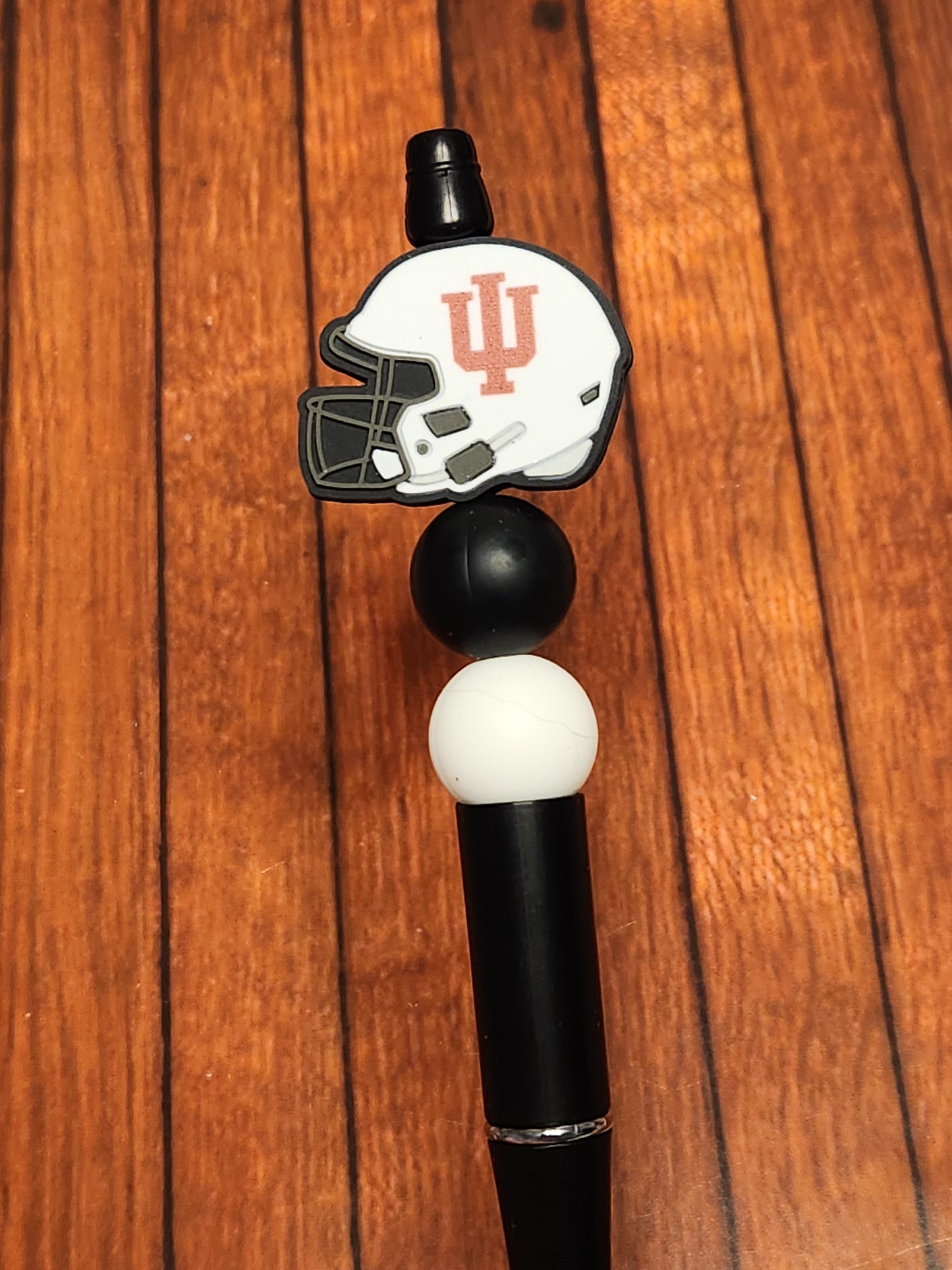 Beaded Pen: Indiana (football,black)
