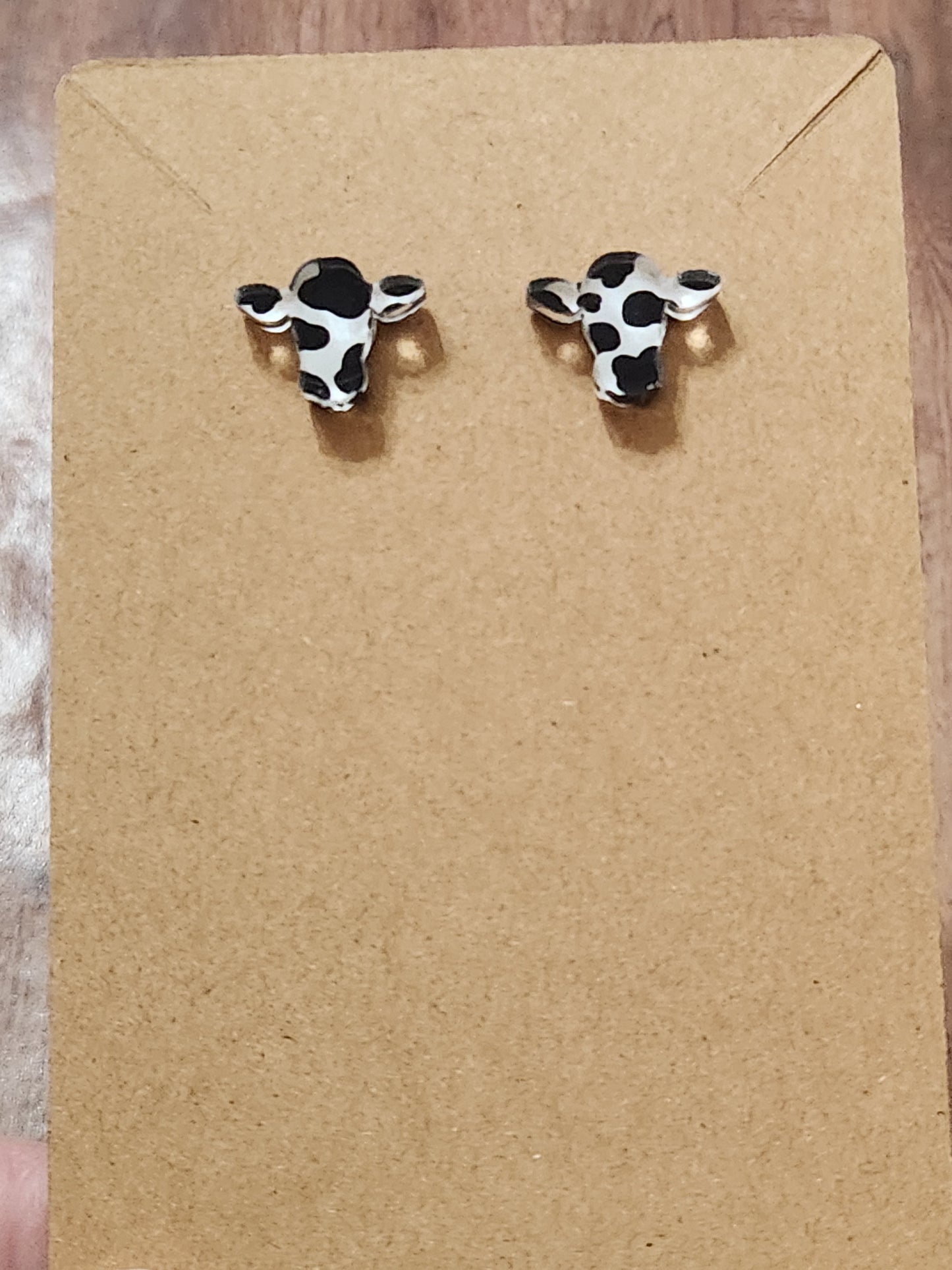 Stud Earrings: Cows