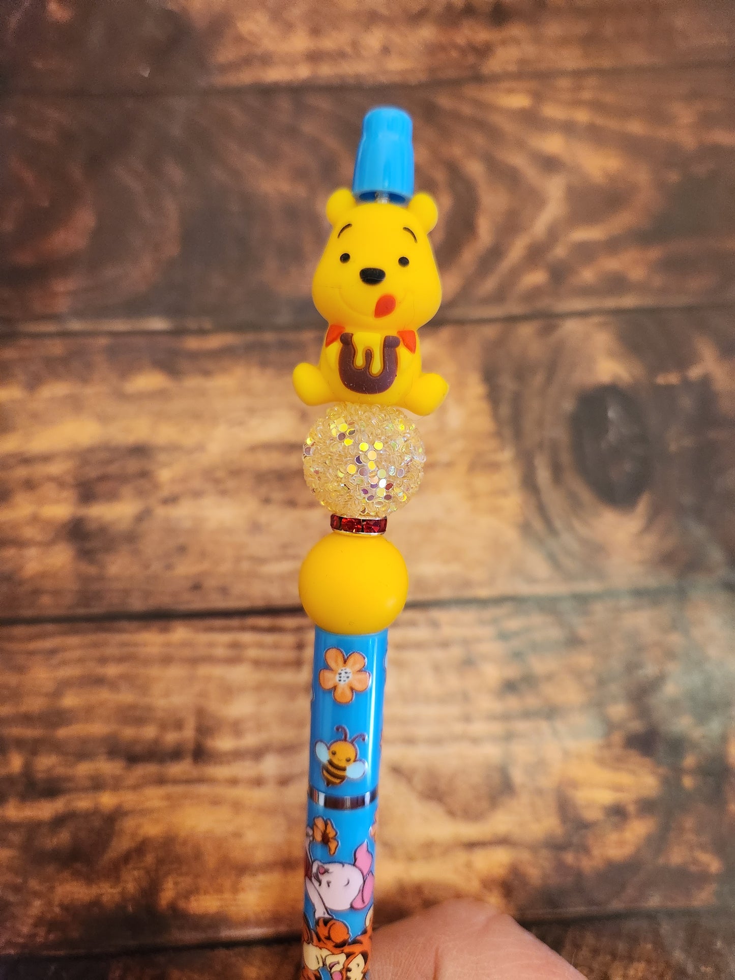 Beaded Pen: Winnie the Pooh and Honey