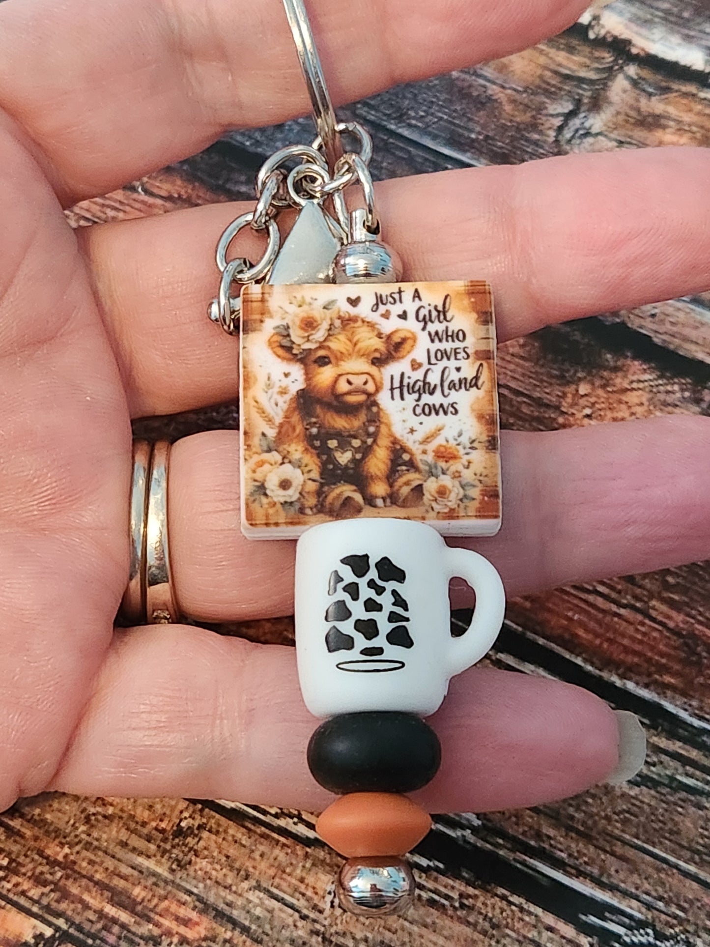 Keychain: Highland Cow