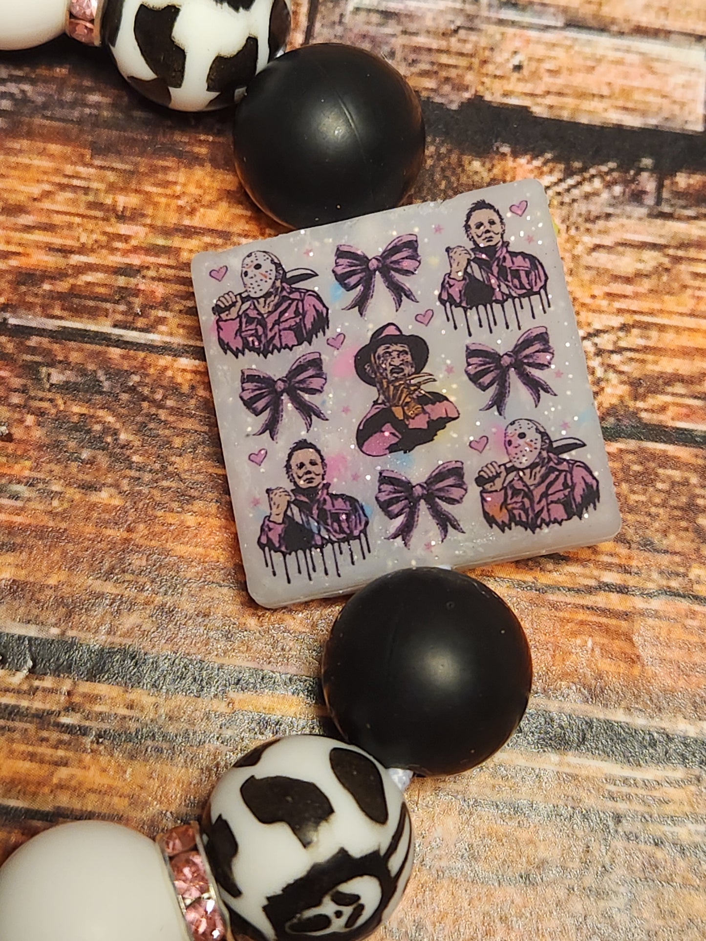 Wristlet: Pretty and Scary (Horror guys)