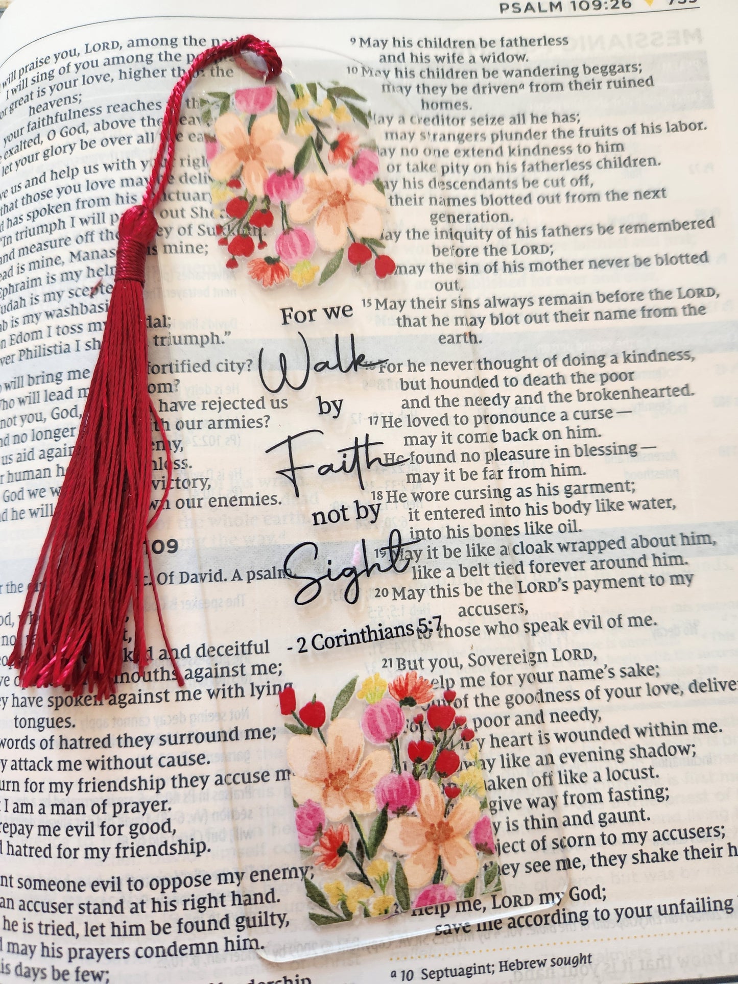 Faith Bookmarks: Walk by Faith