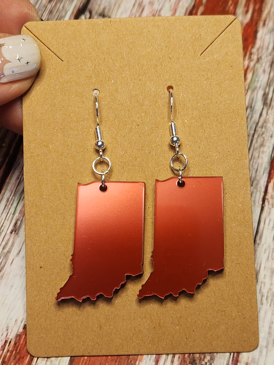 Earrings: Indiana (Metallic finish)
