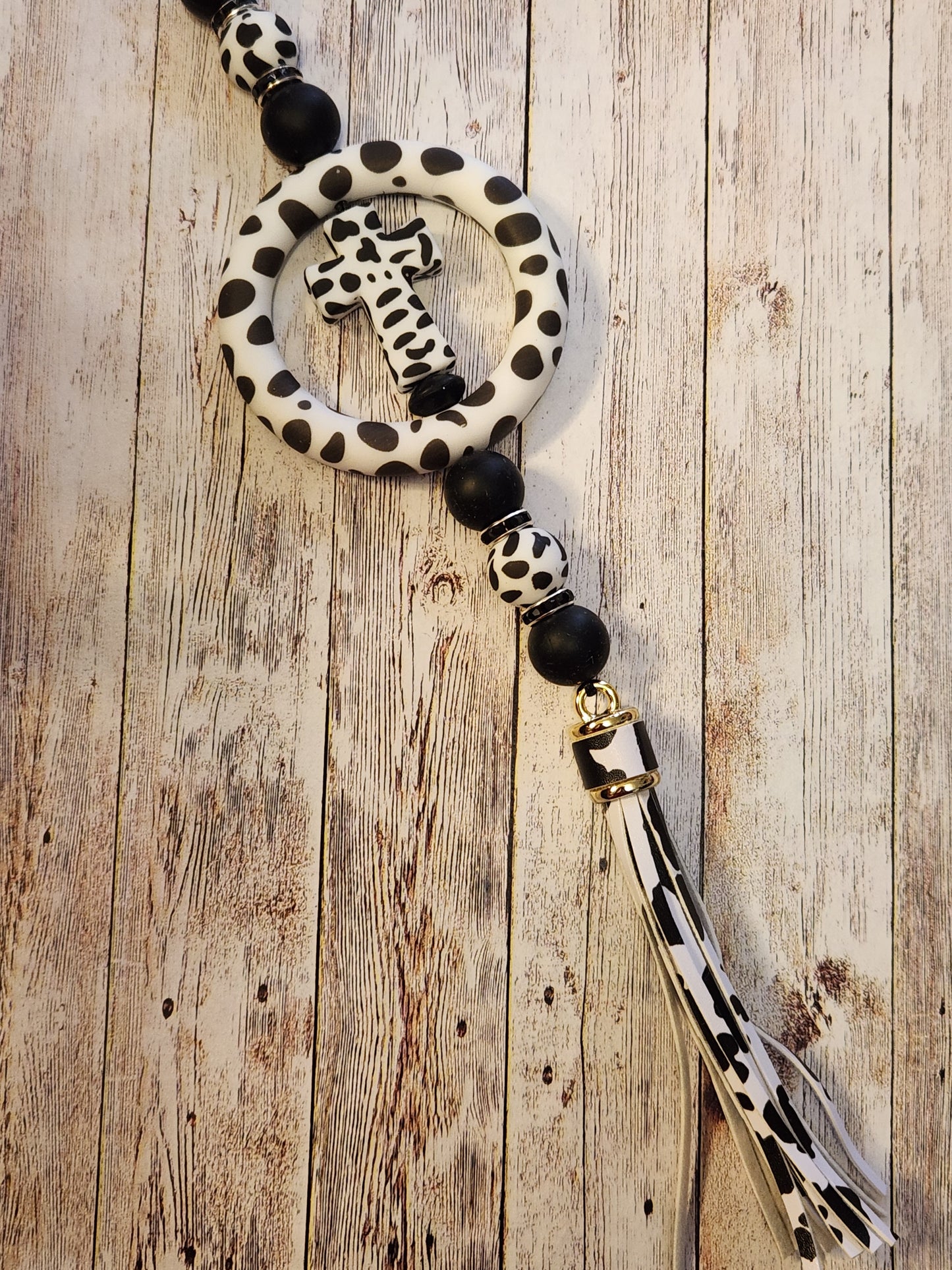 Car Charms: Cow Print