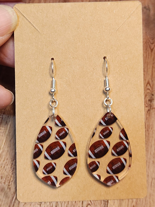 Earrings: Fall (Football)