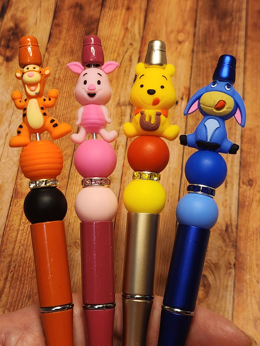 Beaded Pen: Piglet
