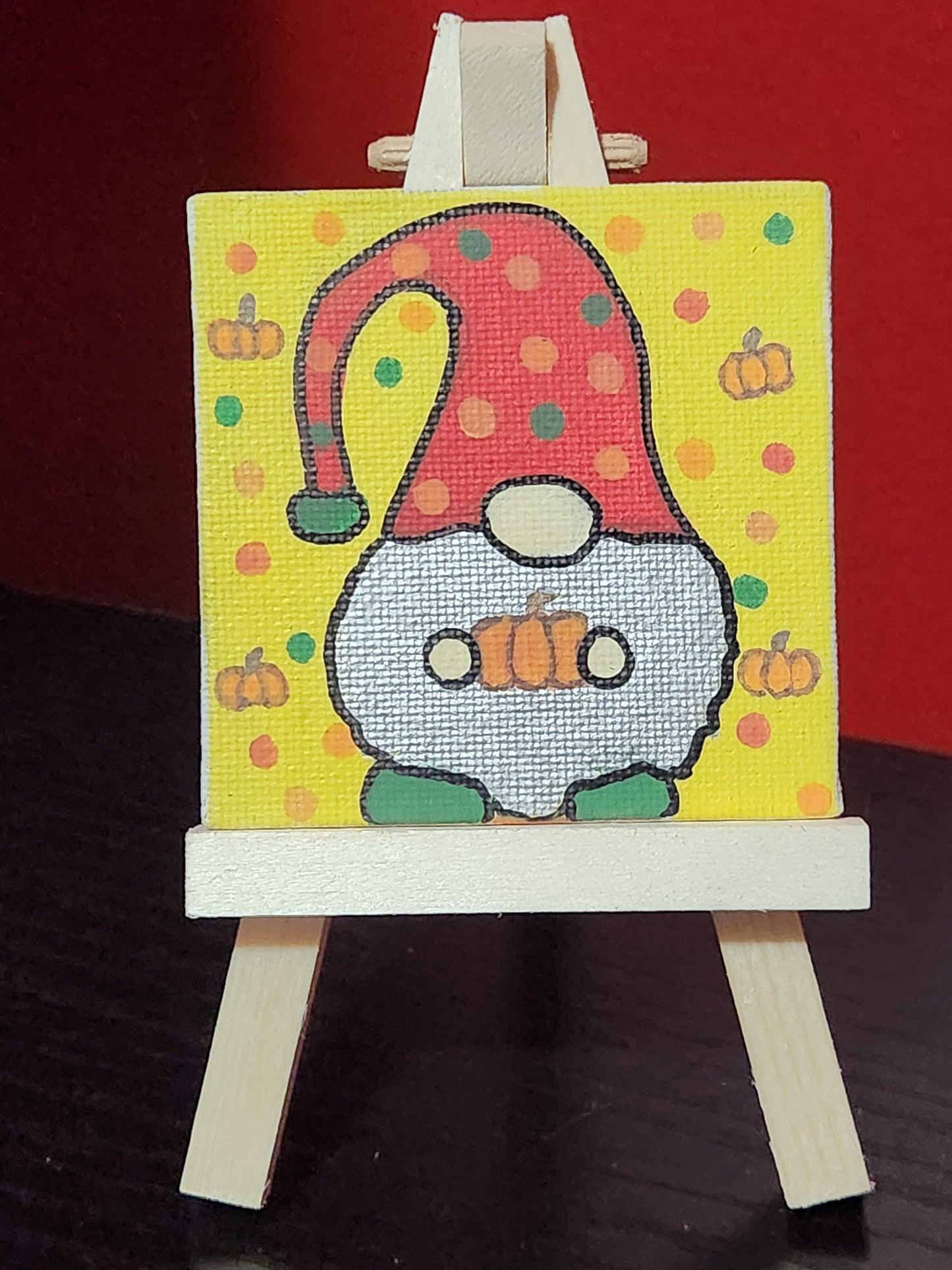 Mini Canvas: Fall Gnome